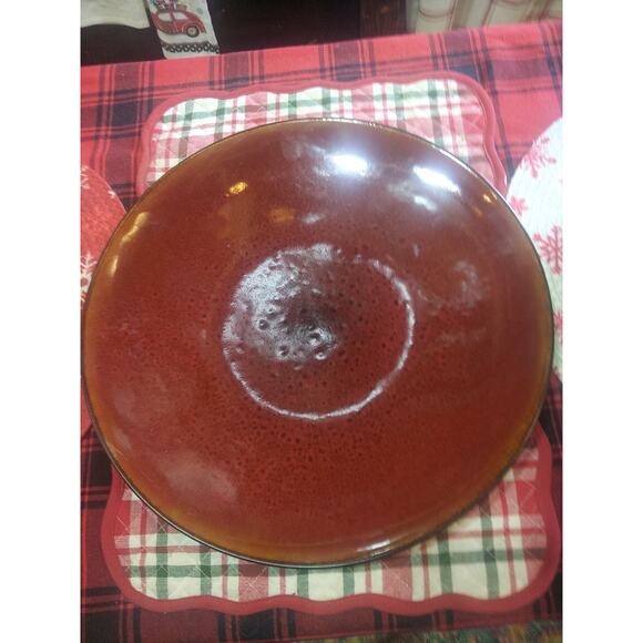 MCM Oneida lava effects 13-in serving platter - Picture 1 of 5